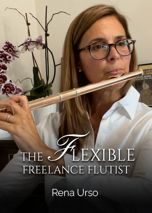 The flexible freelance flutist